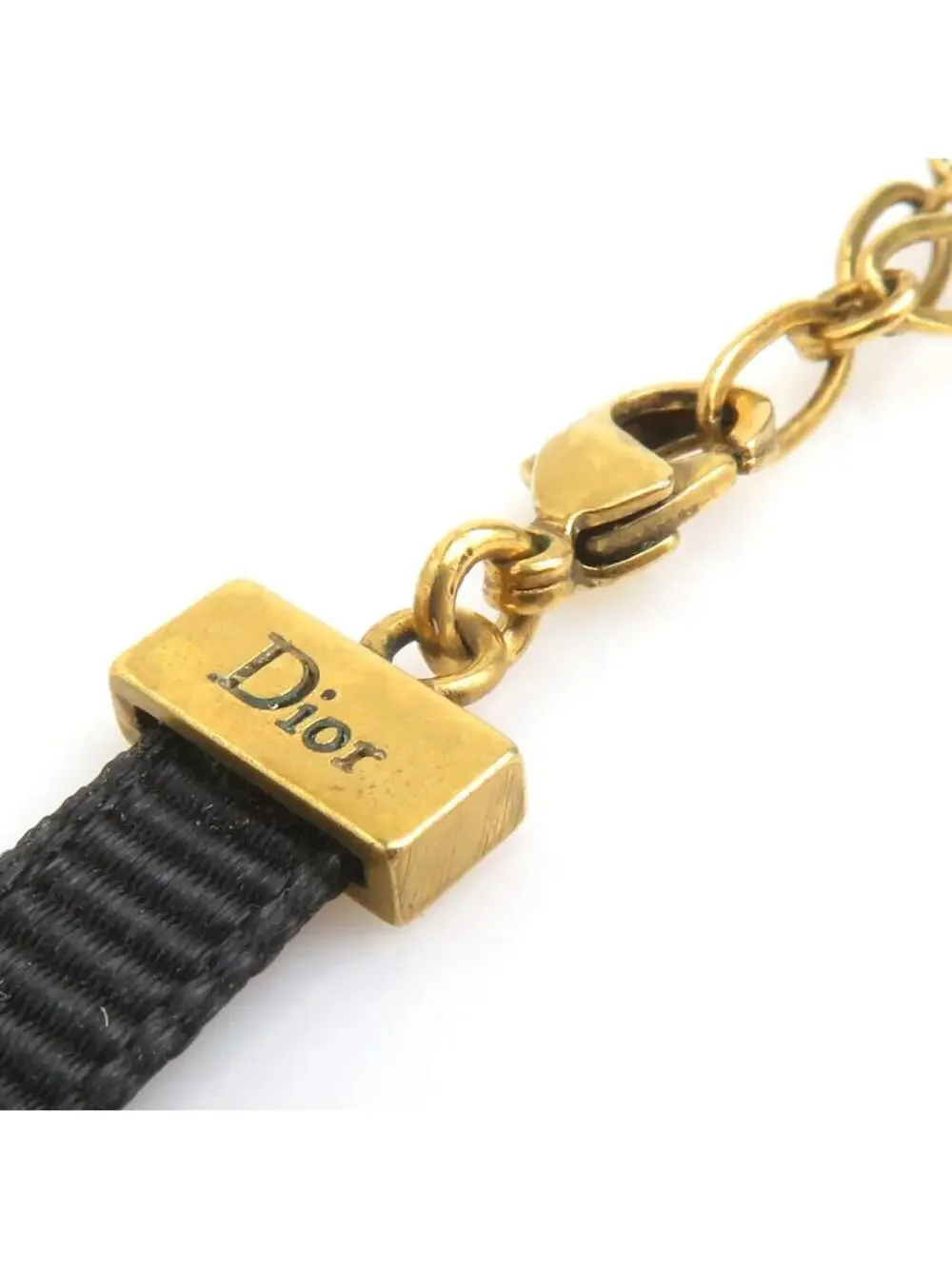 Auth Christian Dior Choker Necklace #293930C16B